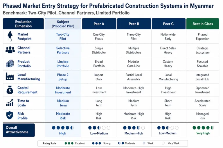 Benchmark — Building a Practical Market Entry for Modern Construction Systems