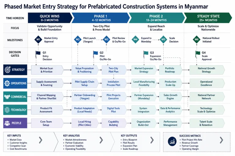 Roadmap — Building a Practical Market Entry for Modern Construction Systems