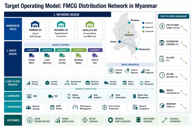Operating — Redesigning FMCG Distribution from Yangon to Myanmar’s Regional Townships